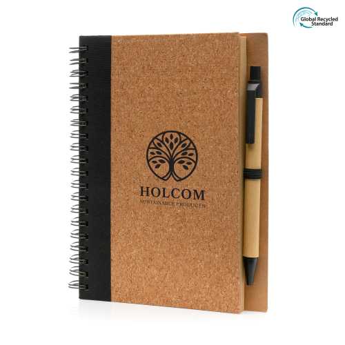 B6 Cork Notebook and Pen