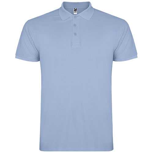 Star short sleeve men's polo