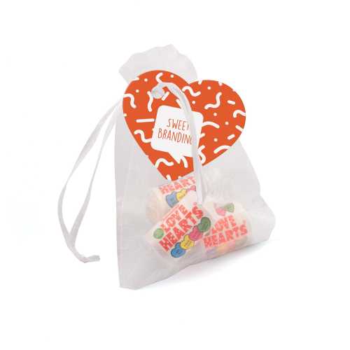 Eco Range - Organza Bag - Love Hearts®