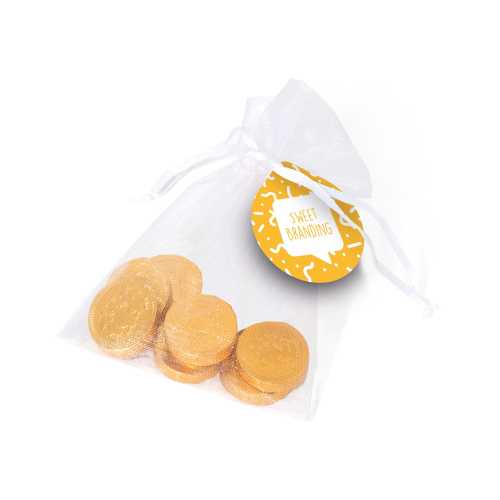 Organza Bag - Chocolate Coins