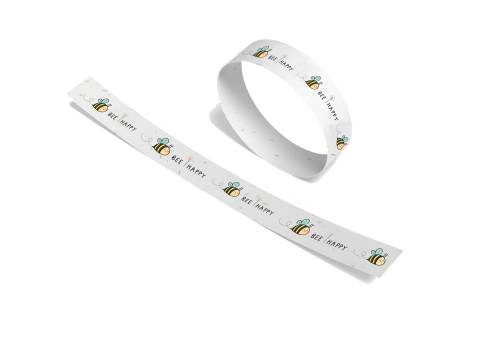 Seeded Paper Wristbands