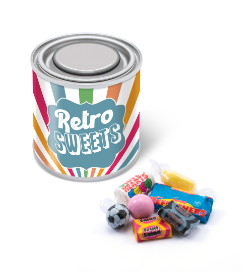 Small Paint Tin - Retro Sweets