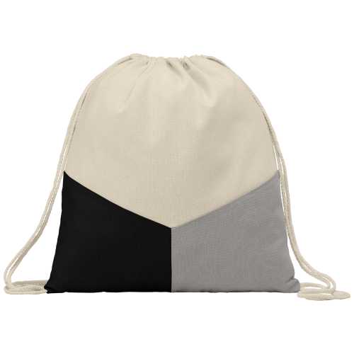 Triad - Multicolour Recycled Cotton Blend Drawstring Bag