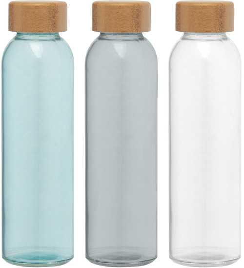 Alpine - 500 ml Glass Bottle with Bamboo Lid