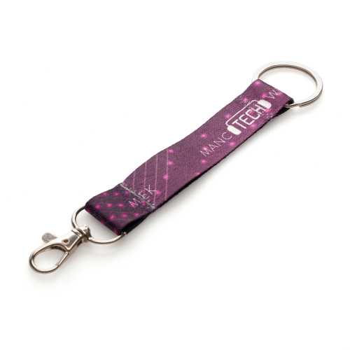 UK Made Wilson RPET Lanyard Keyring