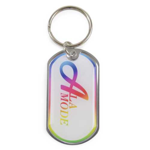 Dog Tag Keyring