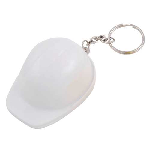 Hard hat bottle opener and key chain