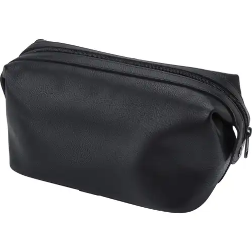 Leather toiletry bag