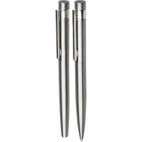 Recycled stainless steel pen set (2pc)