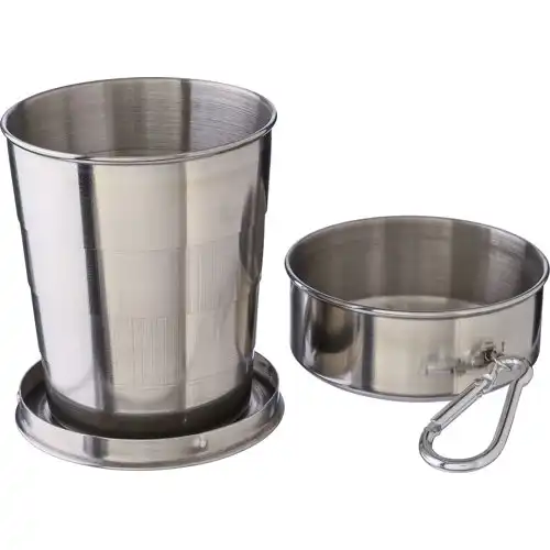 Stainless steel foldable cup (220ml)