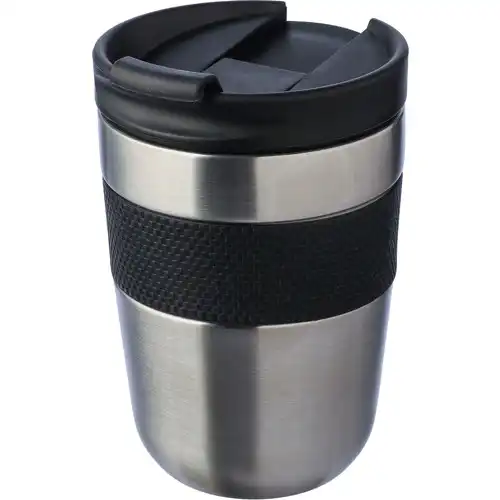 Stainless steel double walled travel mug (300ml)