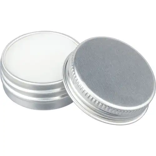 Lip balm in a tin case