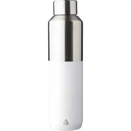 Recycled stainless steel double walled bottle (600ml)