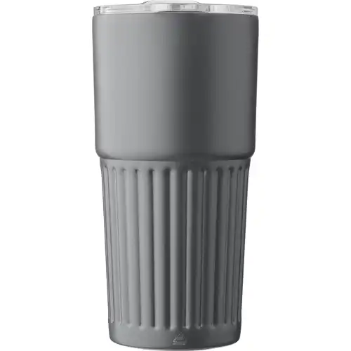 Recycled stainless steel double walled drinking mug (500ml)
