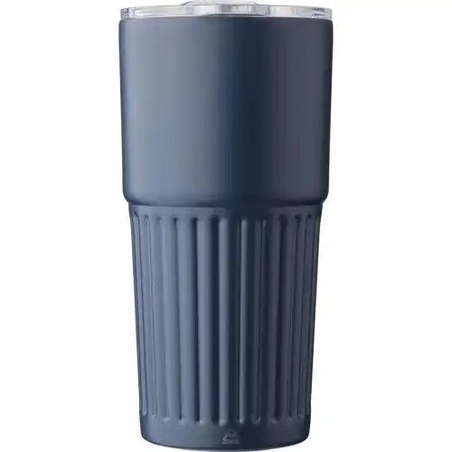 Recycled stainless steel double walled drinking mug (500ml)