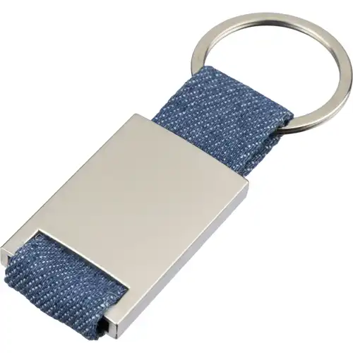 Denim keyring