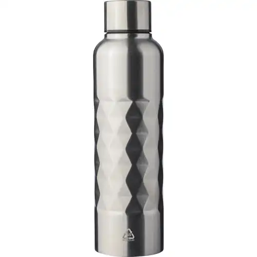 Recycled stainless steel single-walled drinking bottle (800 ml)