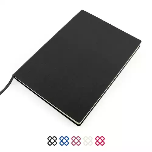 A4 Casebound Notebook choose from 20 colours in vegan Belluno.