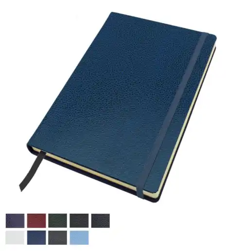 Exotic Textured  A5 Casebound Notebook with Elastic Strap