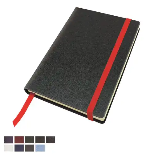 Exotic Textured  Pocket Casebound Notebook with Elastic Strap