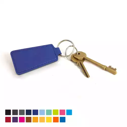 Economy Trapeze Key Fob in Soft Touch Vegan Torino PU. 