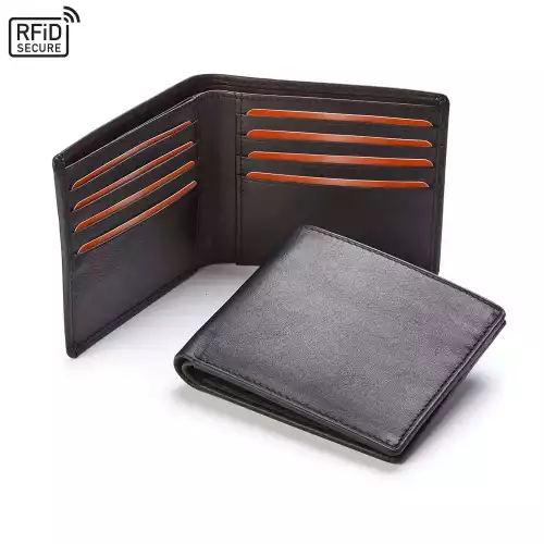 Sandringham Nappa Leather Luxury Leather Wallet with RFID Protection