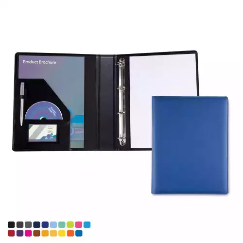 A4 Ring Binder in Soft Touch Vegan Torino PU.