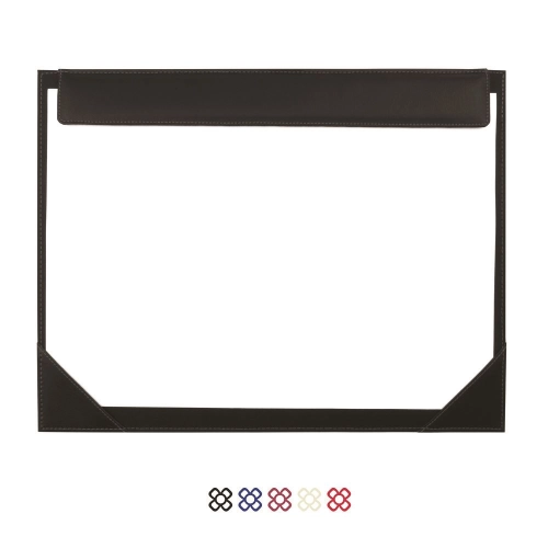  A3 Desk Pad Blotter in Belluno, a vegan coloured leatherette with a subtle grain.