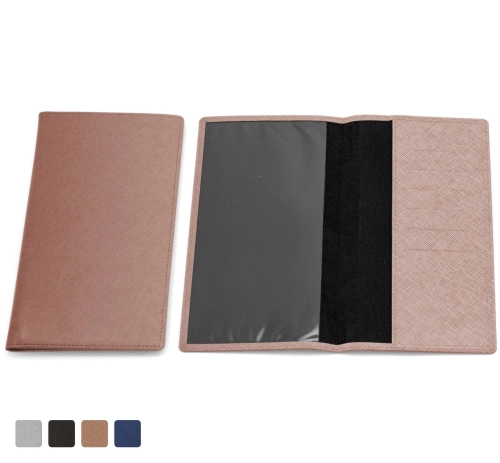 Travel Wallet in a choice of 4 colours in textured vegan Saffiano.