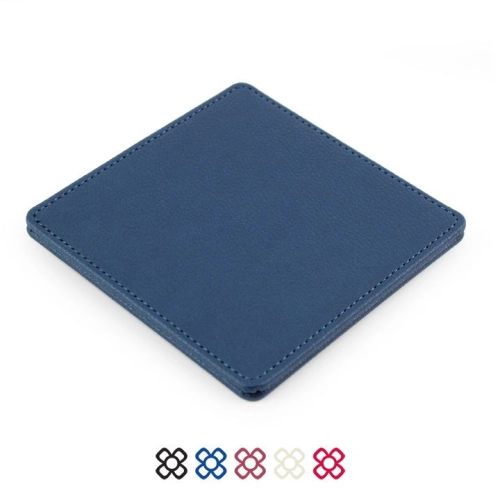  Deluxe Square Coaster  in recycled Como, a quality vegan PU.