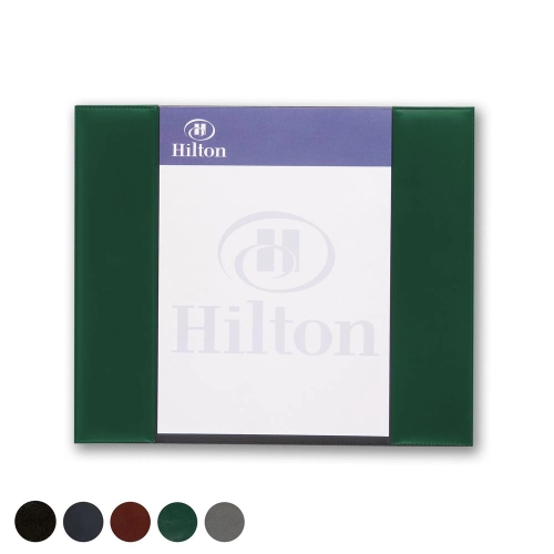 Universal Leather A4 Desk Pad Holder, made in the UK in a choice of 5 colours.