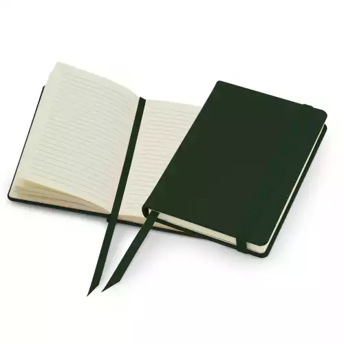 Mix & Match Pocket Belluno Casebound Notebook in thousands of colours combinations.