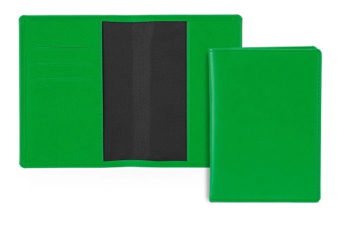Deluxe Passport Wallet in Belluno, a vegan coloured leatherette with a subtle grain.