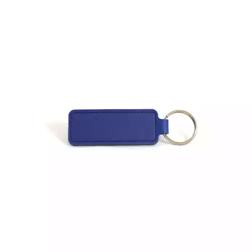 Economy Rectangular Key Fob in Soft Touch Vegan Torino PU. 