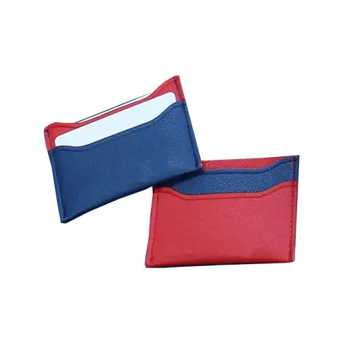 Slim-line Card Case in recycled Como,