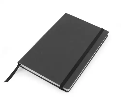 Cafeco Recycled A5 Casebound Notebook with Elastic Strap