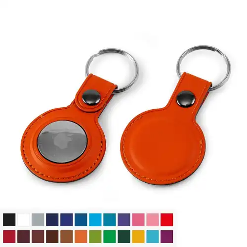 Airtag Key Fob Belluno Or Torino PU with Split Ring