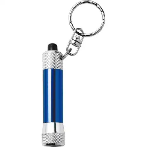 Aluminium LED torch keyring