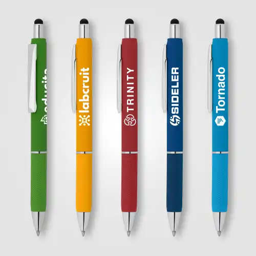 Serena Retractable Gel Pen w/Stylus