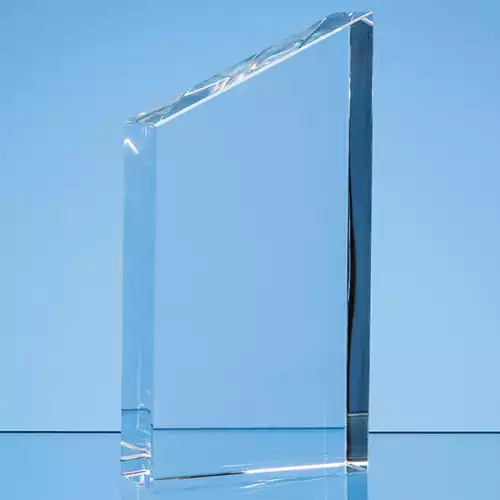17.5cm Optical Crystal Diagonal Slope Award
