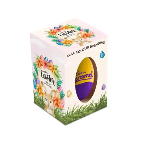 Easter - Eco Mini Egg Box - Caramel Egg