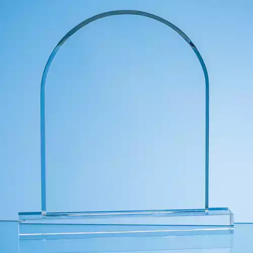 22cm Optical Crystal mounted Arch Award