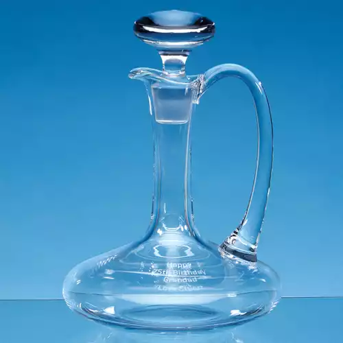 1ltr Handmade Handled Wine Carafe