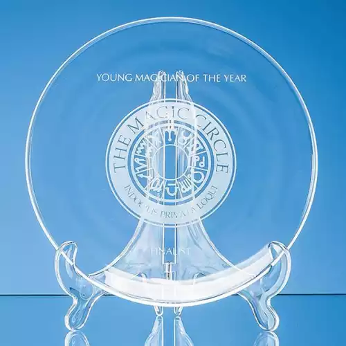 Large Clear Plate Stand
