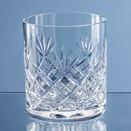 400ml Blenheim Lead Crystal Full Cut Whisky Tumbler
