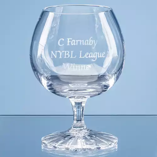 280ml Grosvenor Lead Crystal Brandy Glass with Star Cut Base