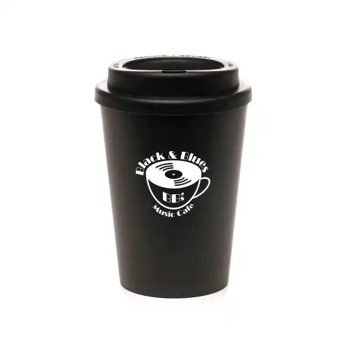 Haddon Black 350ml Take Out Mug