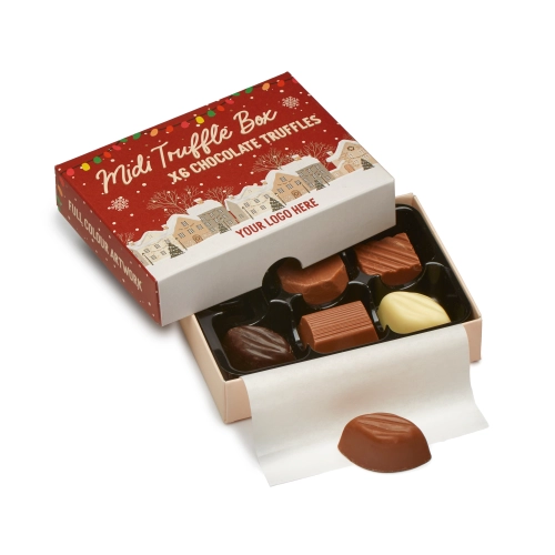 Winter Collection - Midi Truffle Box - 6 Chocolate Truffles