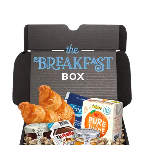 Gift Boxes - Midi Black Gift Box - Breakfast Editon