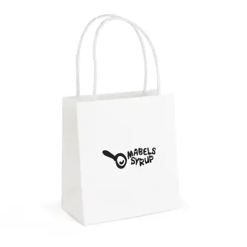 Brunswick Small White Paper Bag